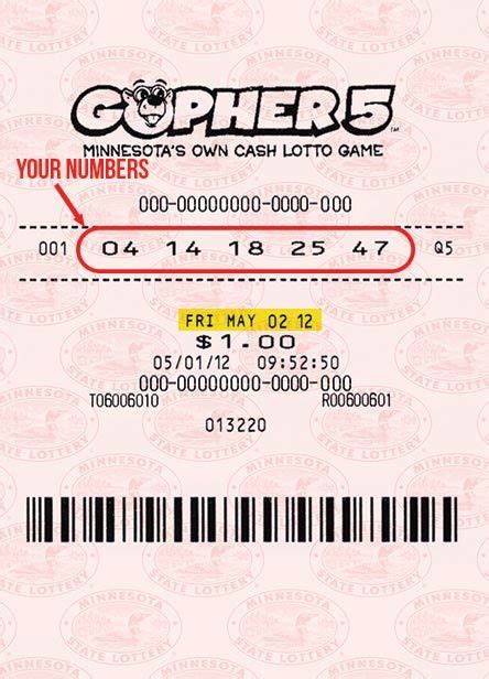 gopher 5 winning numbers|Minnesota (MN) Gopher 5 Lottery Results and Game Details.